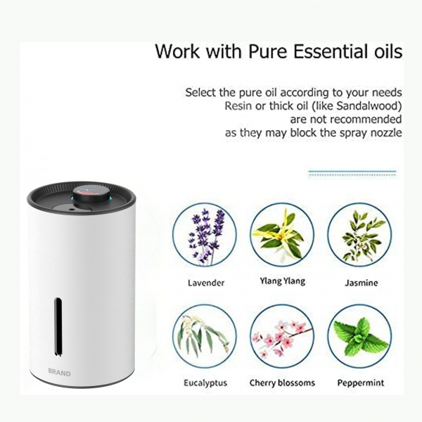 Waterless Essential Fragrance Oil Car Perfume Air Diffuser